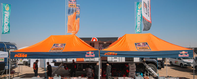 expotent tente pliante KTM Dakar 2022